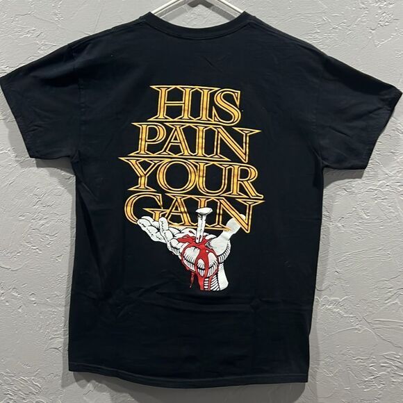 ✝️ LORD’S GYM Bench Press This! Jesus Tee Men Sz Medium - Not Vintage - PERFECT - Picture 5 of 8